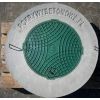 HIT Pokrywa betonowa ogrodowa właz NA ZAMEK ZIELONA 120cm