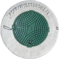 Pokrywa betonowa ogrodowa właz NA ZAMEK