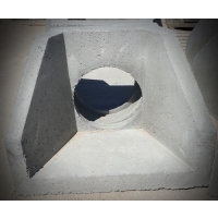 Ścianki oporowe ze skrzydełkami na wjazd