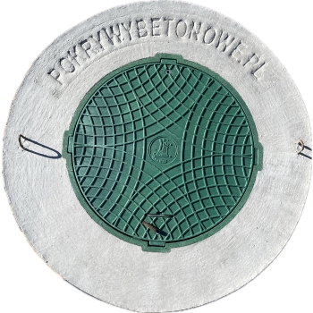 Pokrywa betonowa ogrodowa właz NA ZAMEK