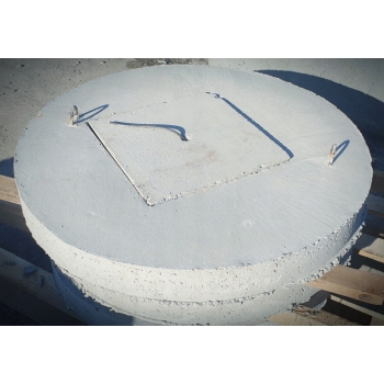 Pokrywa betonowa z WŁAZEM DEKLEM otwór na pompę 105cm