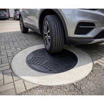 Najazdowa pokrywa betonowa 105cm do 5ton WŁAZ zamykany