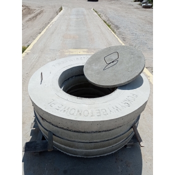 Pokrywa Betonowa 105cm otwór + właz GRATIS